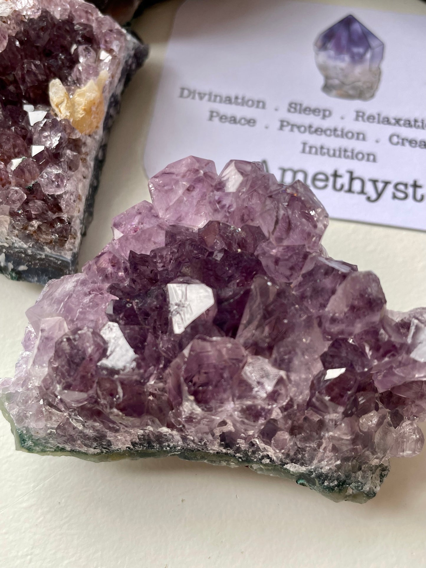 Amethyst clusters medium size