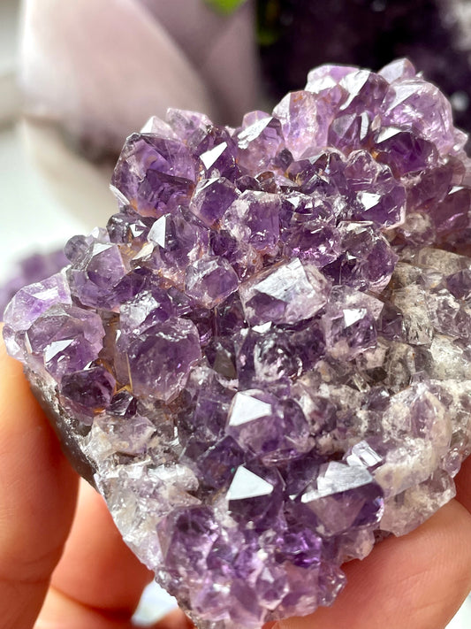 Amethyst clusters medium size