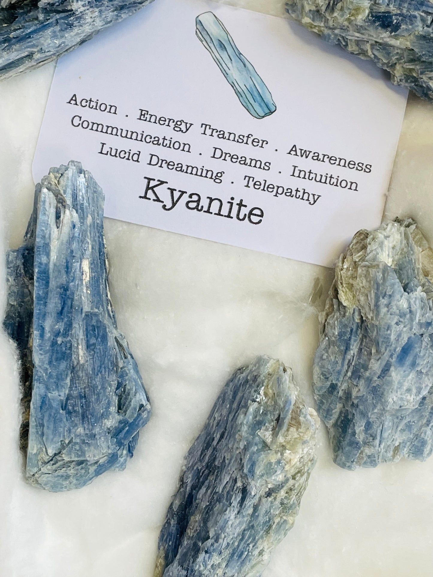 Kyanite rough piece raw crystal