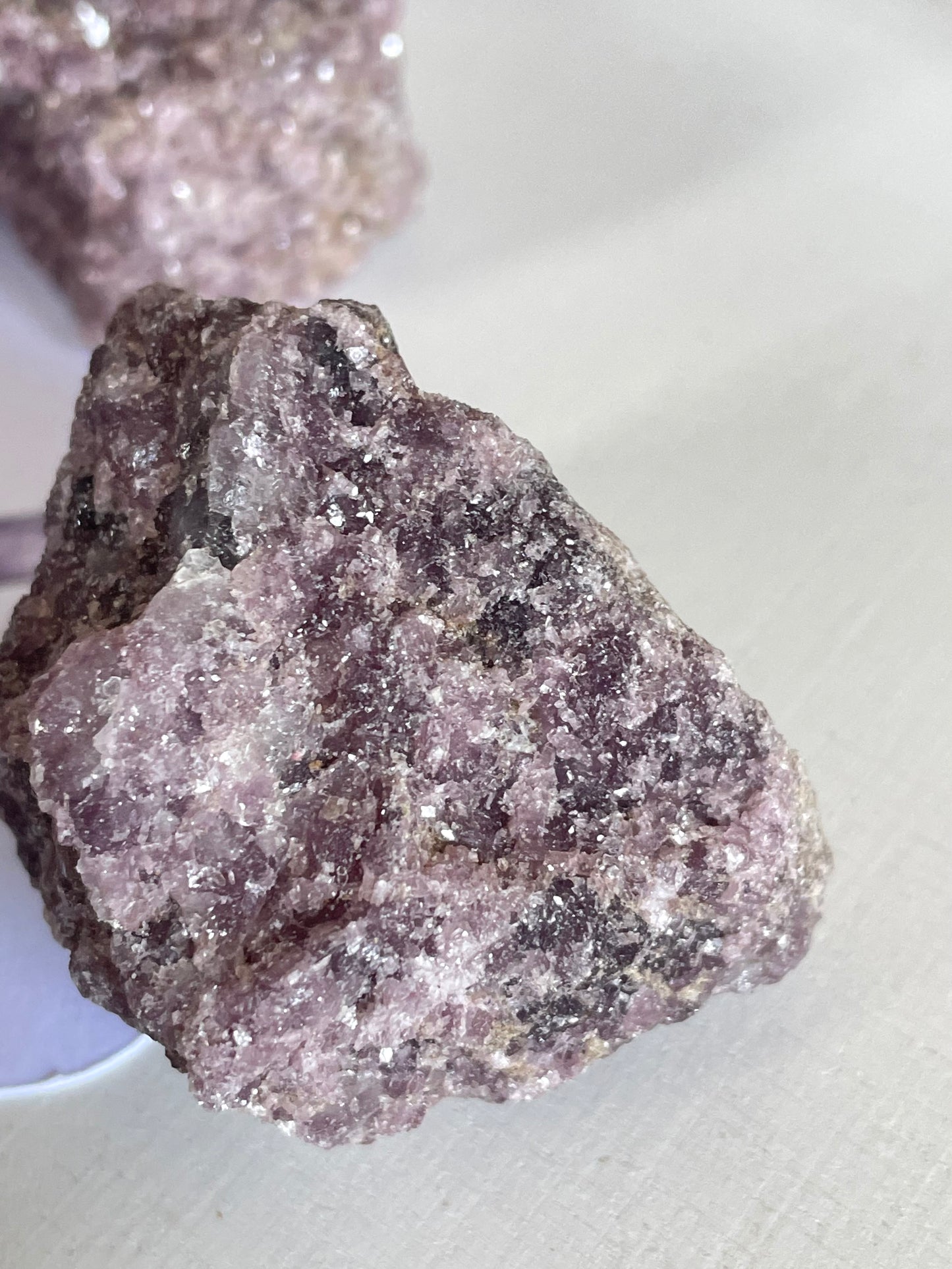 Lepidolite rough raw crystal pieces