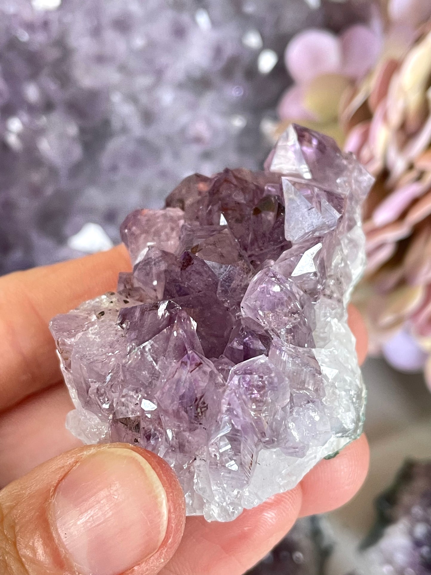 Amethyst small raw clusters