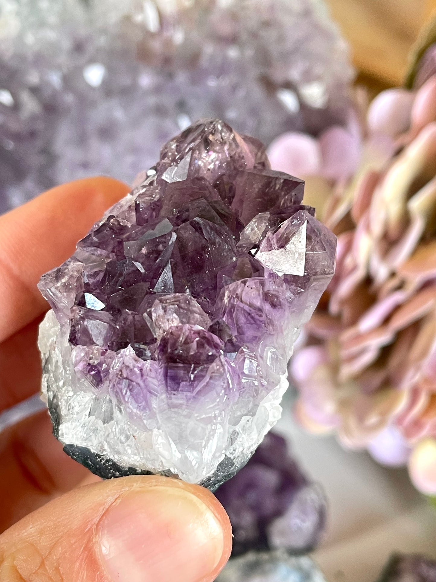 Amethyst small raw clusters