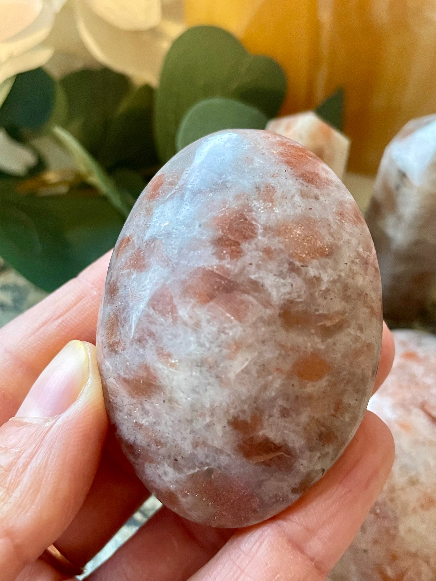 Sunstone palmstone crystal