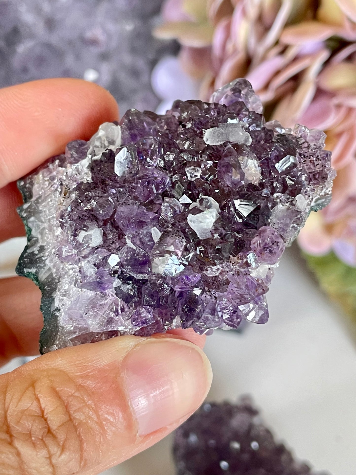 Amethyst small raw clusters