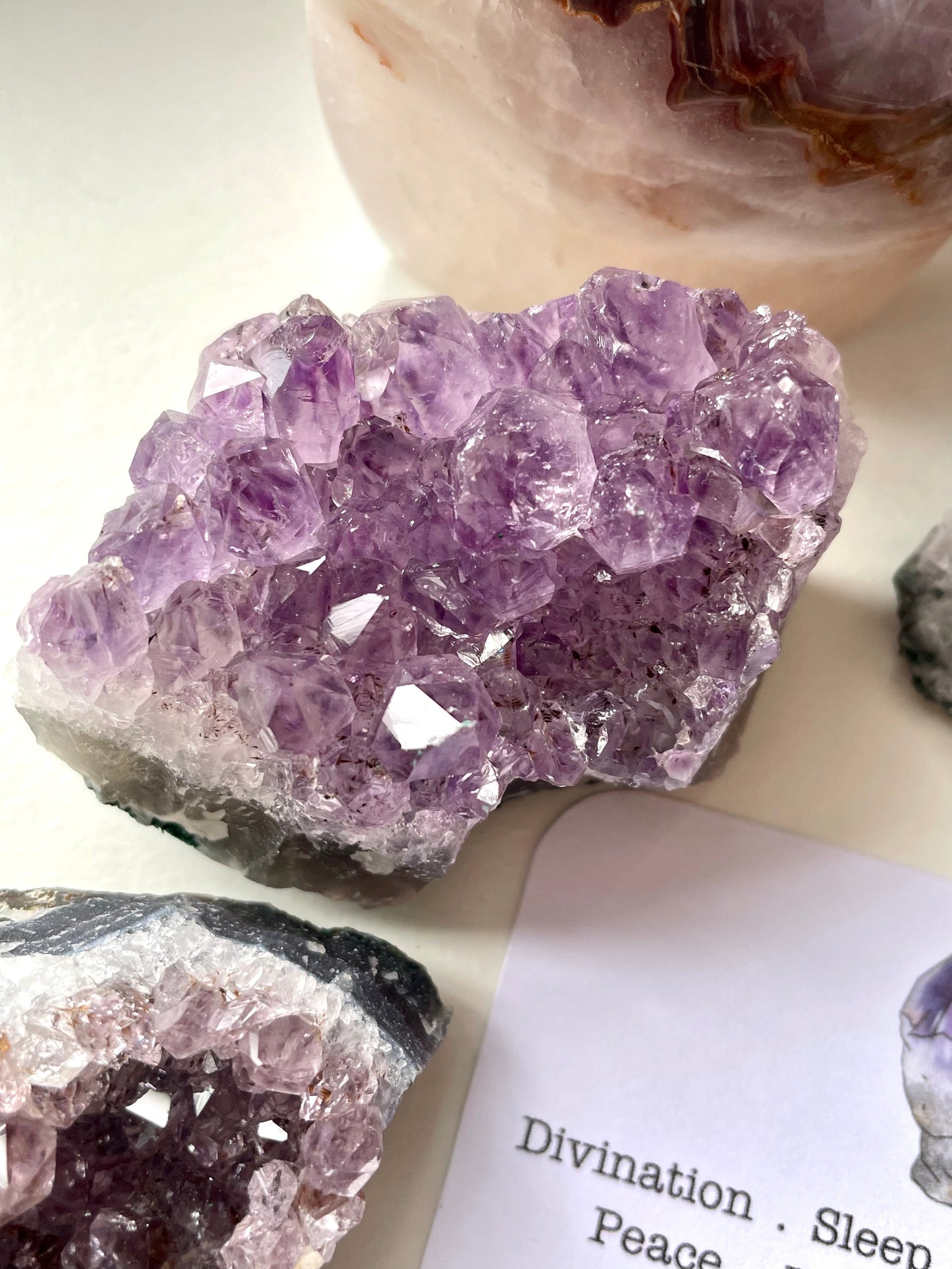 Amethyst clusters medium size