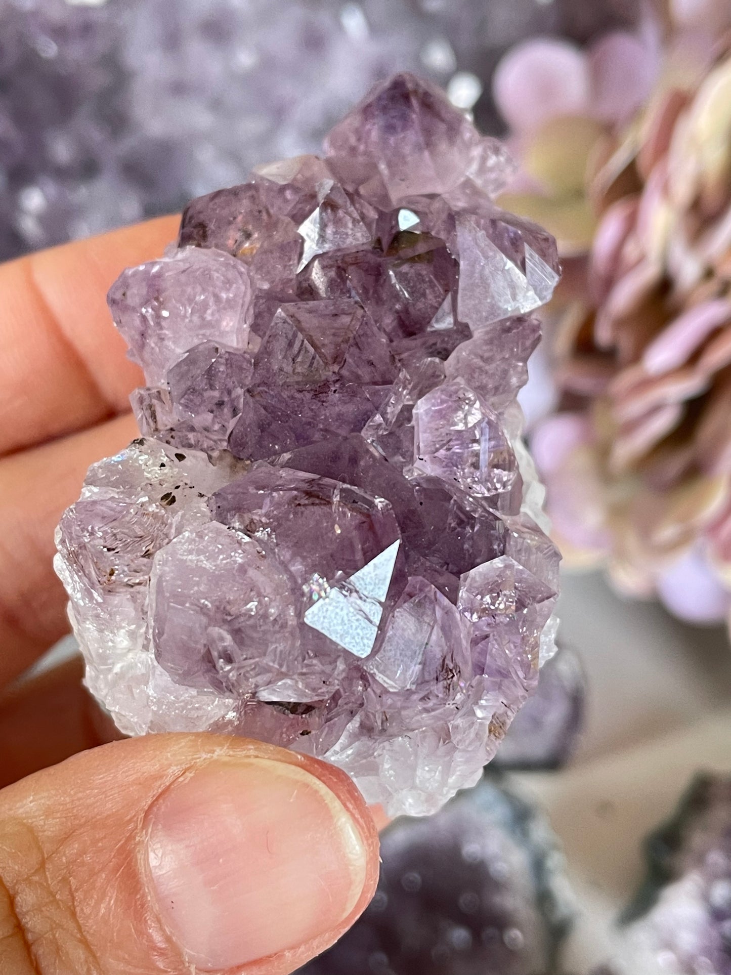 Amethyst small raw clusters