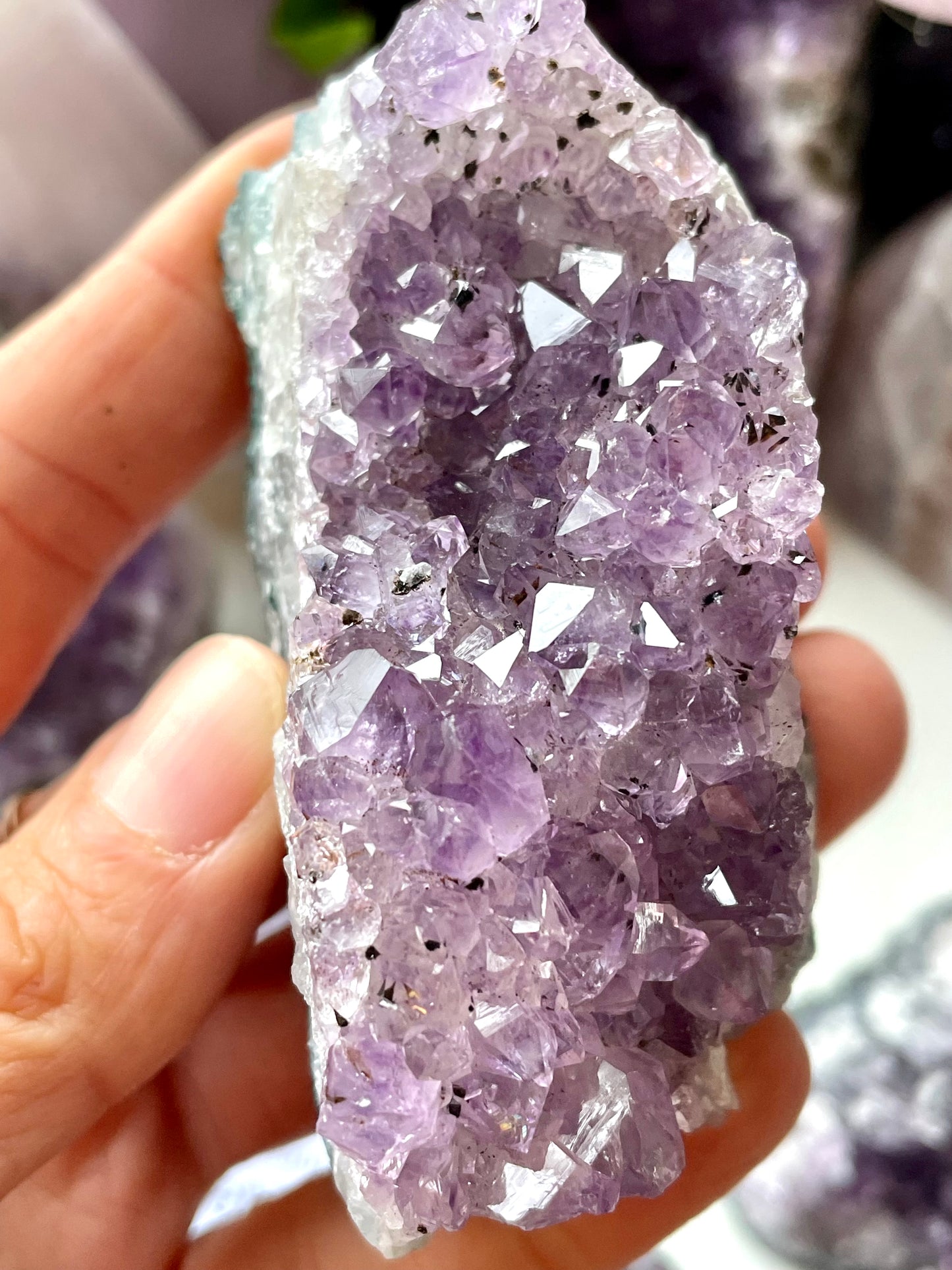 Amethyst clusters medium size